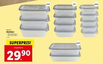 Lidl Matlådor erbjuda