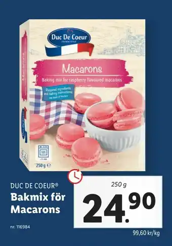 Bakmix för Macarons