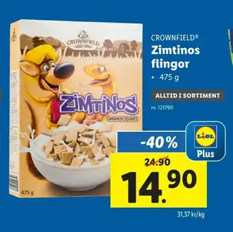 Lidl Zimtinos flingor erbjuda