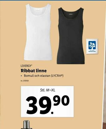 Lidl Ribbat linne erbjuda