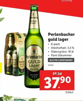 Perlenbacher guld lager