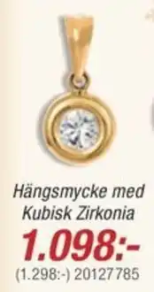 Guldfynd Hängsmycke med Kubisk Zirkonia erbjuda