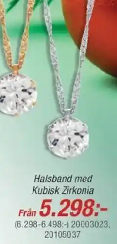 Guldfynd Halsband med Kubisk Zirkonia erbjuda