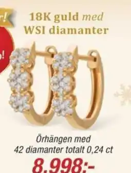 Guldfynd 18K guld med WSI diamanter erbjuda