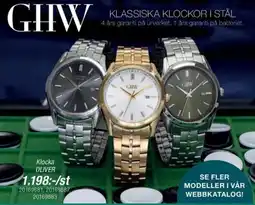 Guldfynd GHW klocka oliver erbjuda