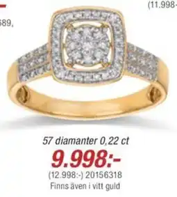 Guldfynd Ring med diamanter erbjuda