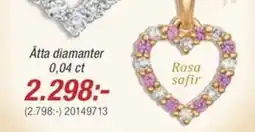 Guldfynd Åtta diamanter 0.04 ct erbjuda