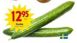 Matöppet Gurka erbjuda