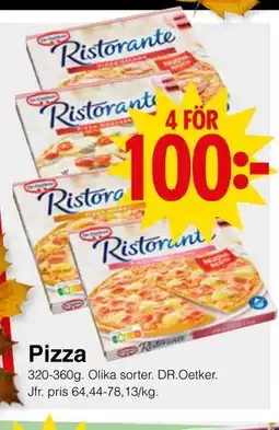 Matöppet Pizza erbjuda