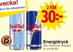Matöppet Energidryck erbjuda