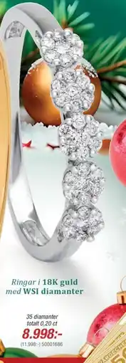 Guldfynd 35 diamanter totalt 0,20 ct erbjuda