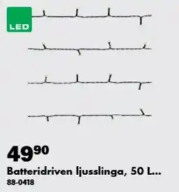 Biltema Ljusslinga erbjuda