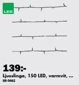 Biltema Ljusslinga erbjuda