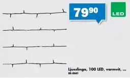 Biltema Ljusslinga, 100 LED, varmvit, ... erbjuda