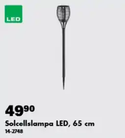 Biltema Solcellslampa LED erbjuda