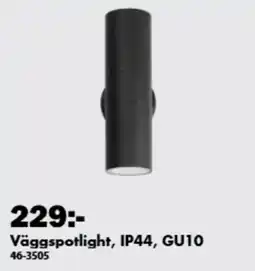 Biltema Väggspotlight, IP44, GU10 erbjuda