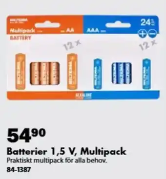 Bultema batterier 1,5 v multipack