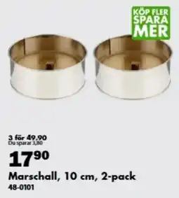 Biltema Marshall, 10 cm, 2-pack erbjuda