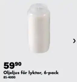 Biltema Oljeljus för lyktor erbjuda