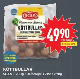 Willys Scan köttbullar erbjuda