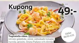 XXXLutz Kupong Tagliatelle räkor erbjuda