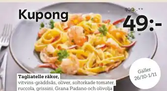 XXXLutz Kupong Tagliatelle räkor erbjuda