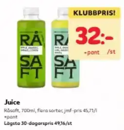 Hemköp Råsaft erbjuda