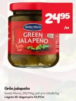 Hemköp Santa Maria grön jalapeño erbjuda