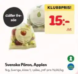 Hemköp Päron, Applen erbjuda