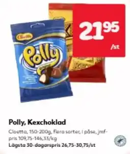 Hemköp Polly, Kexchoklad erbjuda
