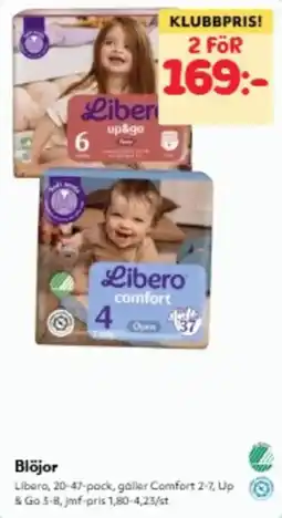 Hemköp Libero blöjor erbjuda
