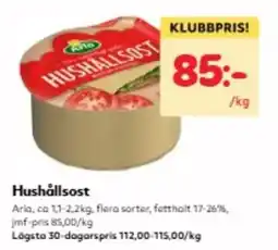 Hemköp Arla Hushållsost erbjuda
