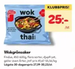 Hemköp Findus wok thai erbjuda