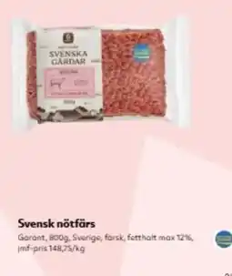Hemköp Garant nötfärs erbjuda
