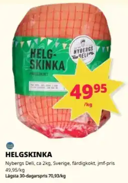 Tempo Nybergs Deli helgskinka erbjuda
