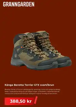 Granngården Känga Beretta Terrier GTX svart/brun erbjuda