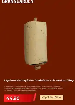 Granngården Granngården Fågelmat Jordnötter och insekter erbjuda