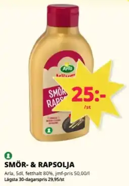 Tempo Arla smör- & rapsolja erbjuda