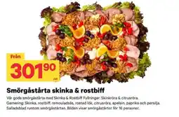 City Gross Smörgåstårt skinka & rostbiff erbjuda