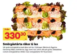 City Gross Smörgåstårtor räkor & lax erbjuda