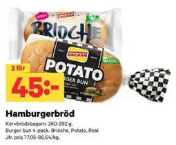 City Gross Korvbrödsbagarn Hamburgerbröd erbjuda
