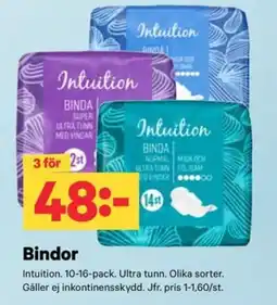 City Gross Intuition bindor erbjuda