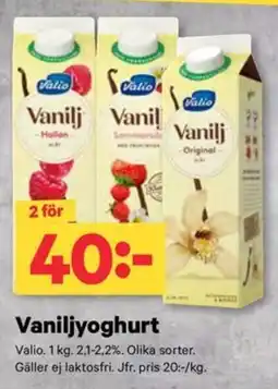 City Gross Valio Vaniljyoghurt erbjuda