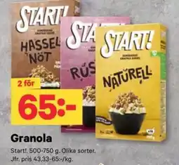 City Gross Start! Granola erbjuda