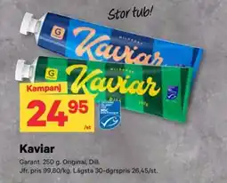 City Gross Garant kaviar dill erbjuda