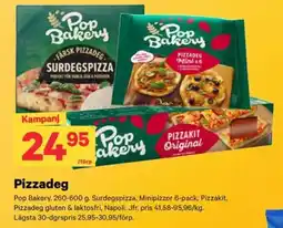 City Gross Pop Bakery pizzadeg erbjuda