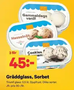 City Gross Triumf gräddglass erbjuda