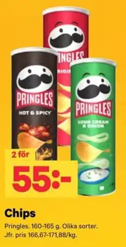 City Gross Pringles chips erbjuda
