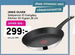 Elon JAMIE OLIVER Stekpanna JO Everyday Kitchen SS Frypan 28 cm, Medlemspris erbjuda
