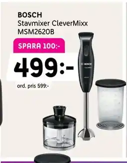 Elon BOSCH Stavmixer CleverMixx MSM2620B erbjuda